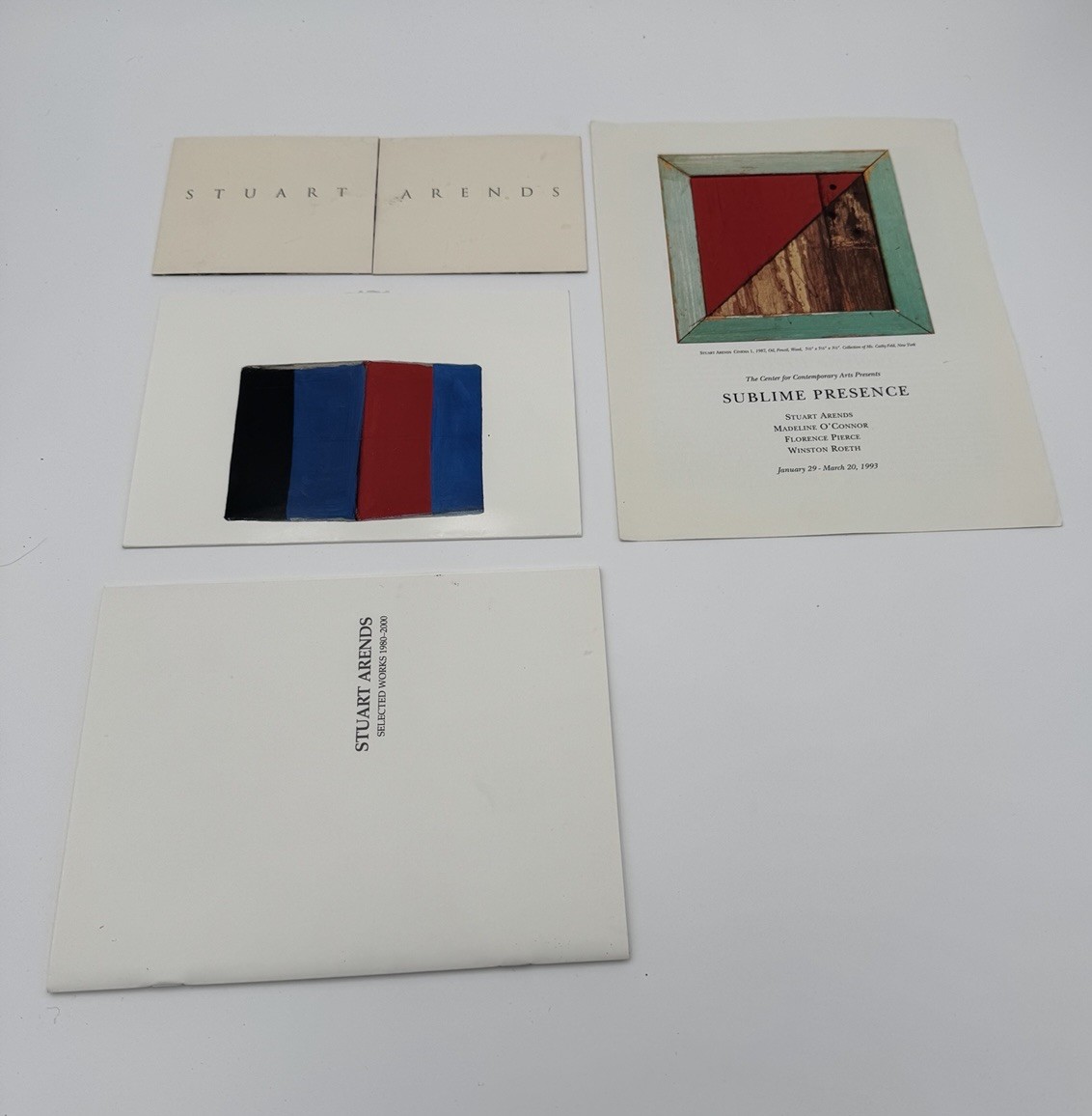 Stuart Arends: Work 1985-1996 by Susan Harris, 1st Ed Hardcover Book & Ephemera