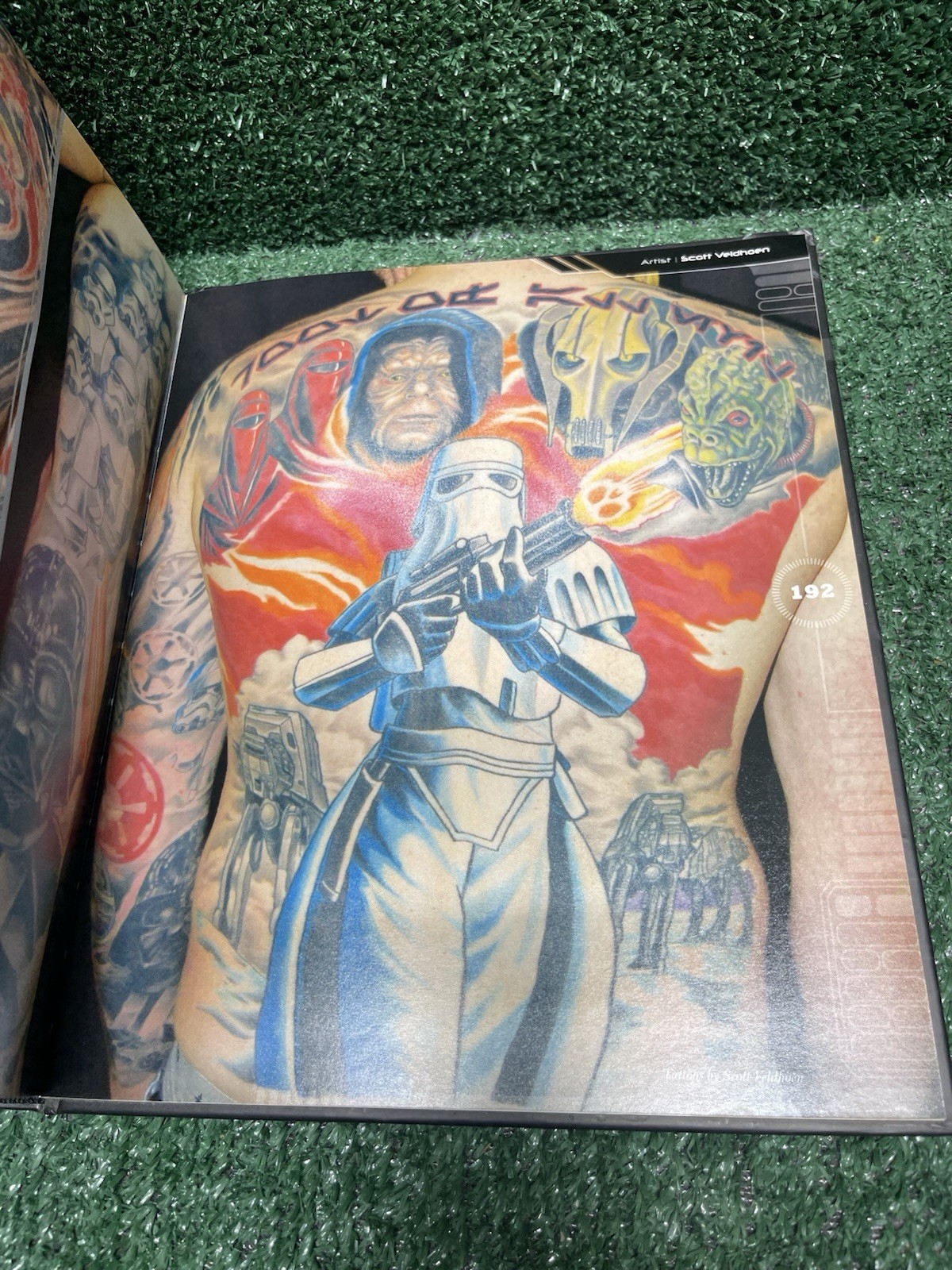 Star Wars Tattoo Photo Art Book 200 Pages The Force In The Flesh Signed.