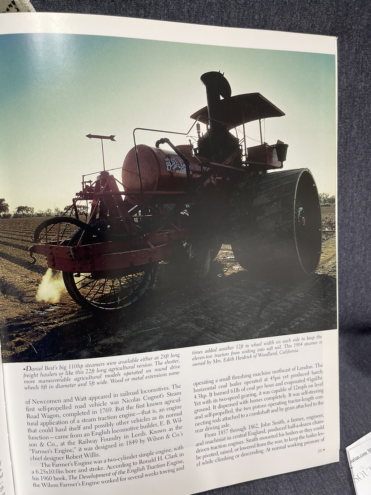 Farm Tractors: A Living History by Randy Leffingwell (1995) Like New HB/DJ