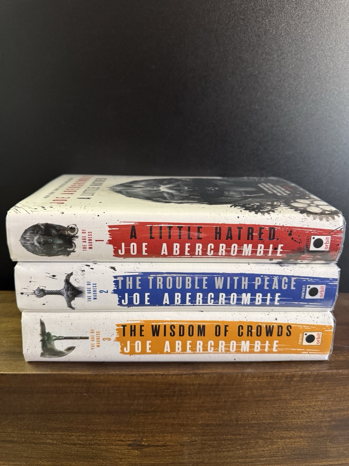 SIGNED!! The Age Of Madness Trilogy by Joe Abercrombie (All True First SIGNED)