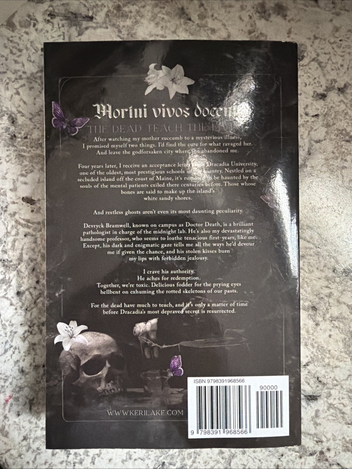 Nocticadia by Keri Lake, Gothic Dark Romance Booktok, OOP Paperback