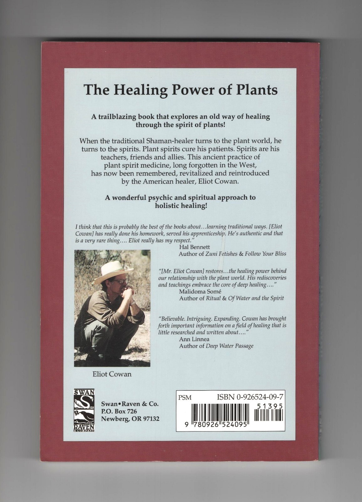 PLANT SPIRIT MEDICINE by Eliot Cowan (TPB 1995)
