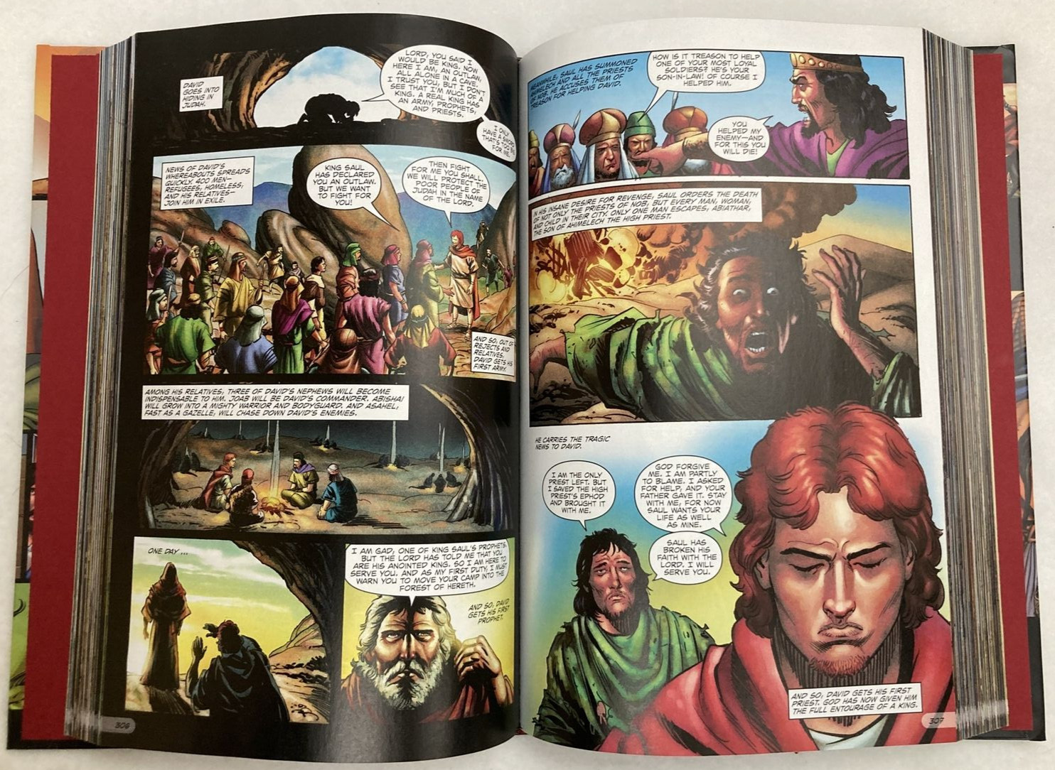 New The Action Bible Gods Redemptive Story Hardcover Book By Sergio Ceriello