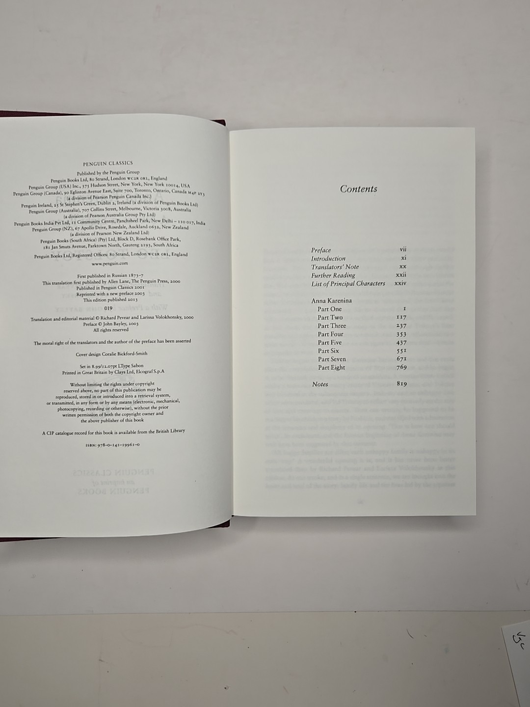 Anna Karinina By Leo Tolstoy, Hardcover, Penguin Classics, 2013
