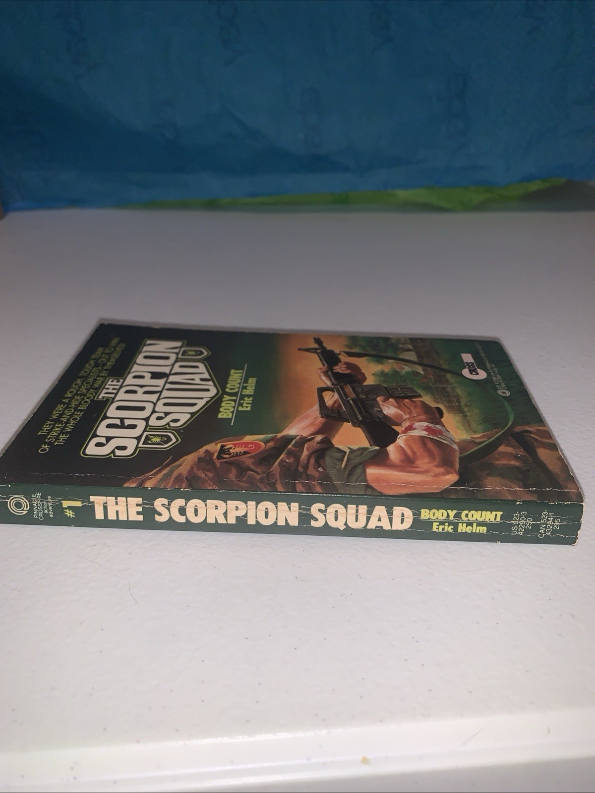 1984 THE SCORPION SQUAD #1 Body Count Eric Helm Paperback