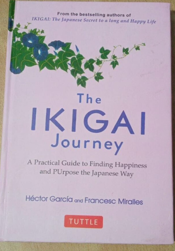 Hardcover : The Ikigai Journey : A Practical Guide By Hector Garcia (Pink)