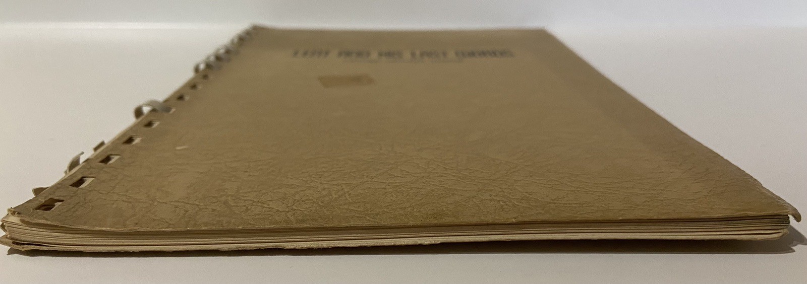 Lent and His Last Words by Father Arthur Tonne (1953 Leather Softcover)