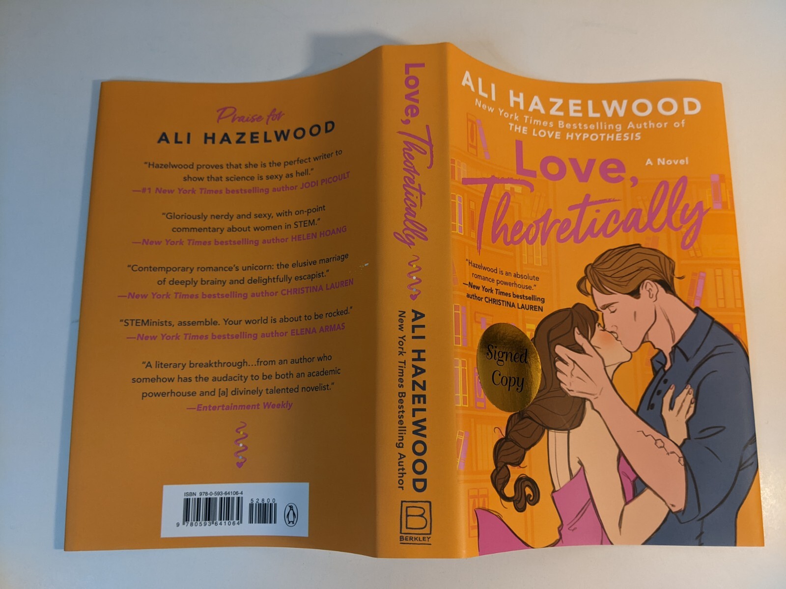 SIGNED Love Theoretically And Loathe To Love You by Ali Hazelwood Hardcover Auto