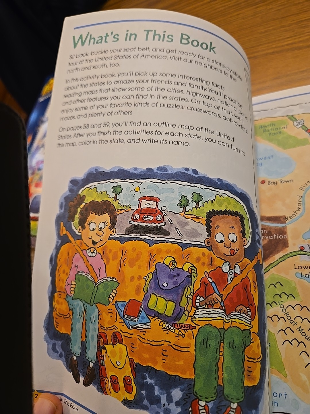 Travel the Great States School Zone 64 Pages, Ages 8 and Up Workbook NEW!