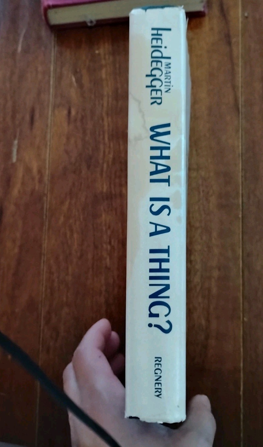 Martin Heidegger What Is A Thing? 1969 2nd Printing Hardcover