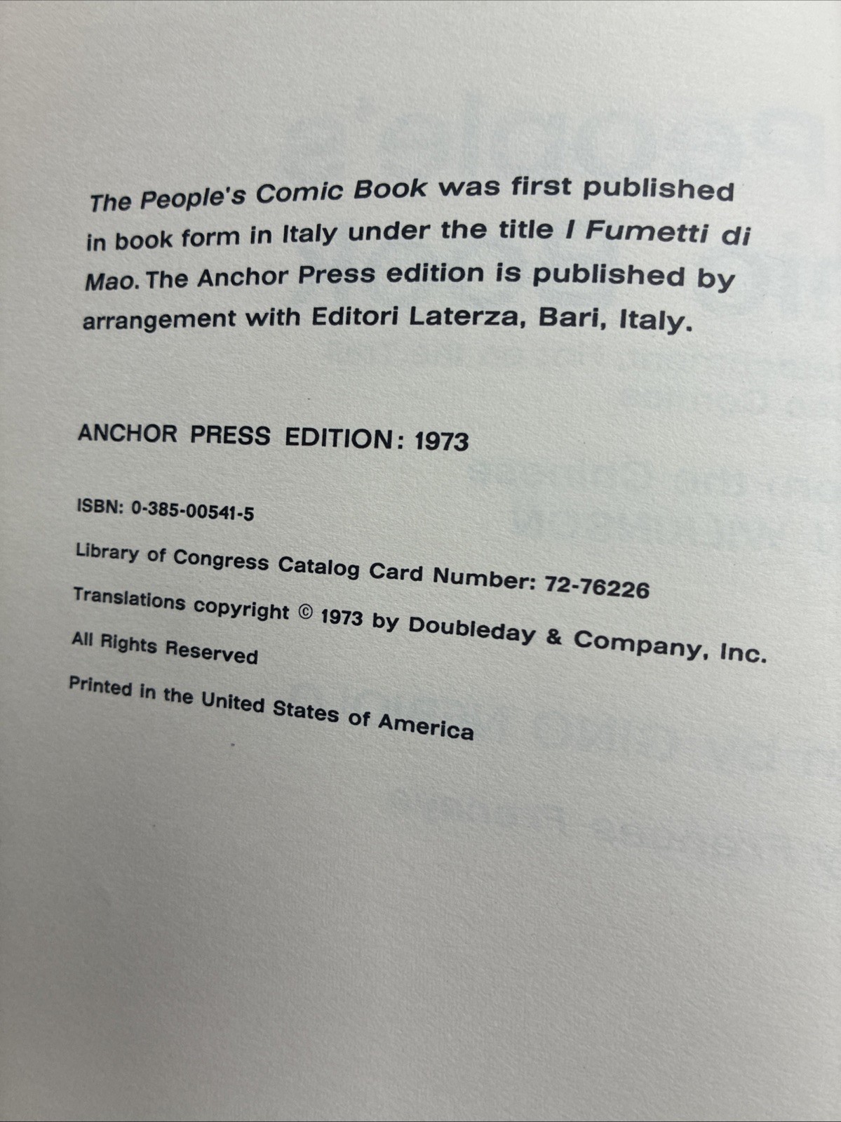 The People’s Comic Book (1973) Red Women’s Detachment, Hot on the Trail et al.