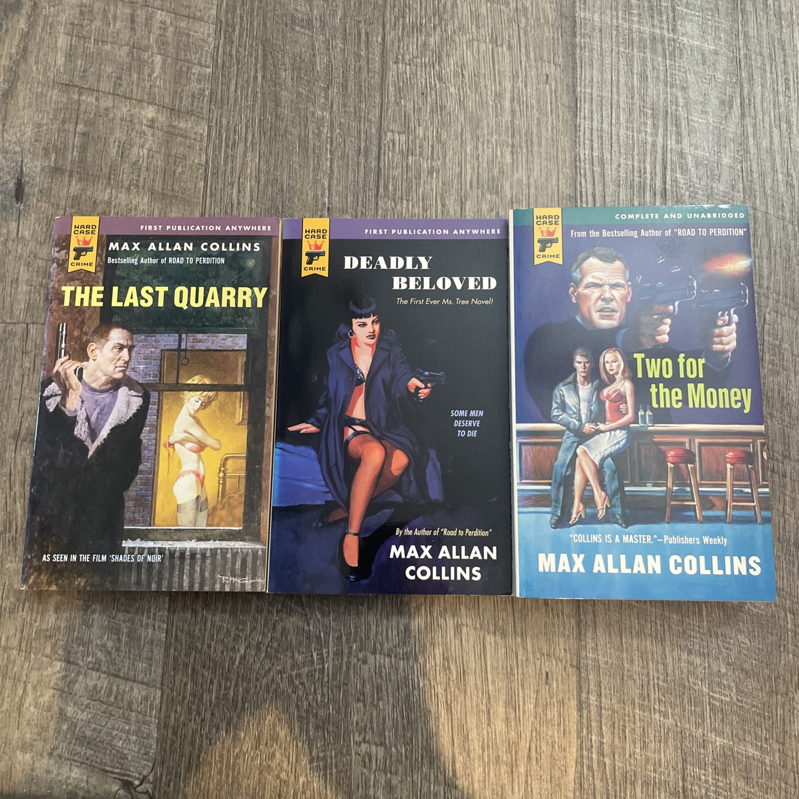 Max Allan Collins Hard Case Crime 3-Book Paperback Set