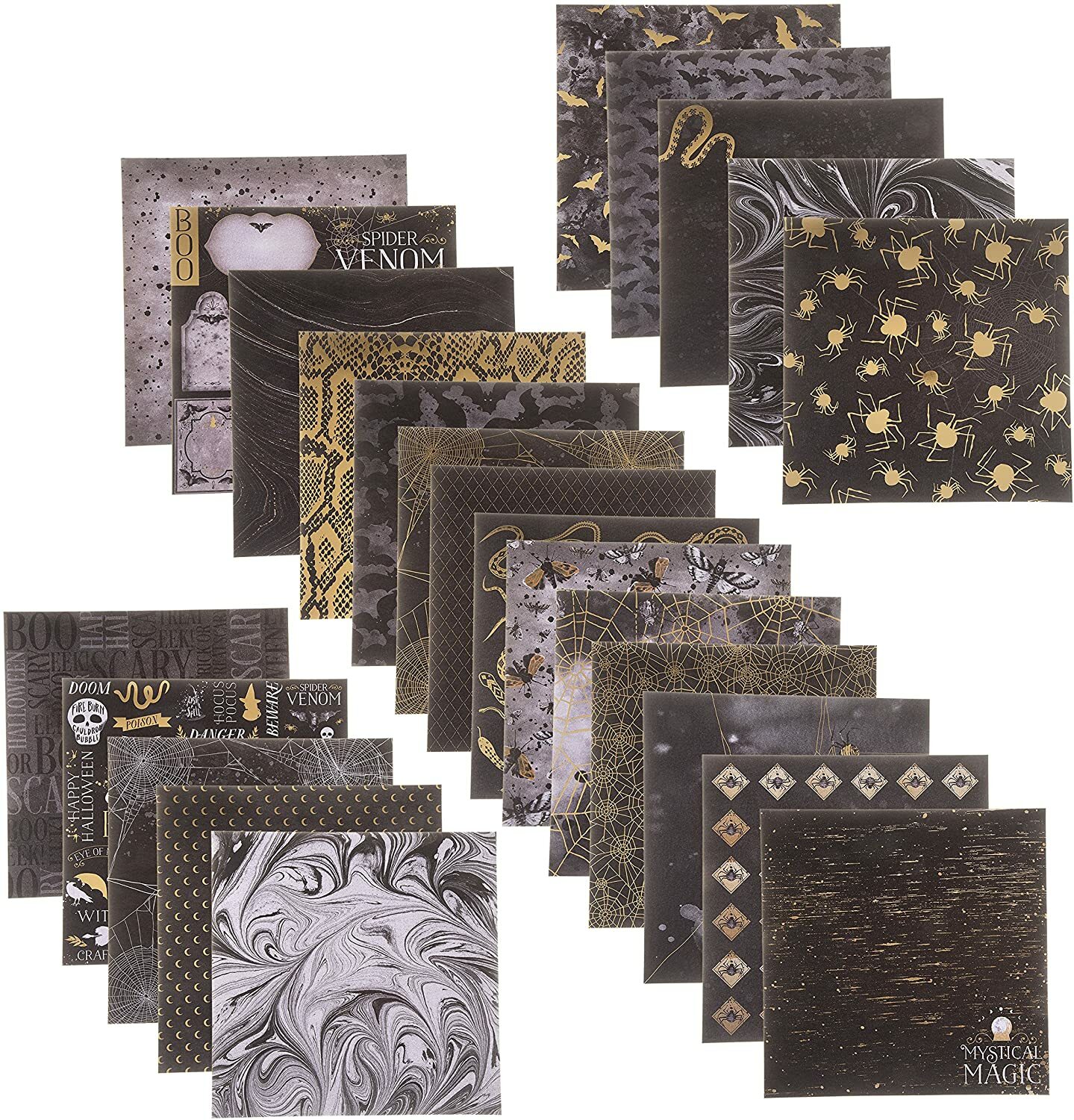 Martha Stewart Crafts® Paper Pad 12 x 12 Paper Pad Halloween Elegant 48 Pages