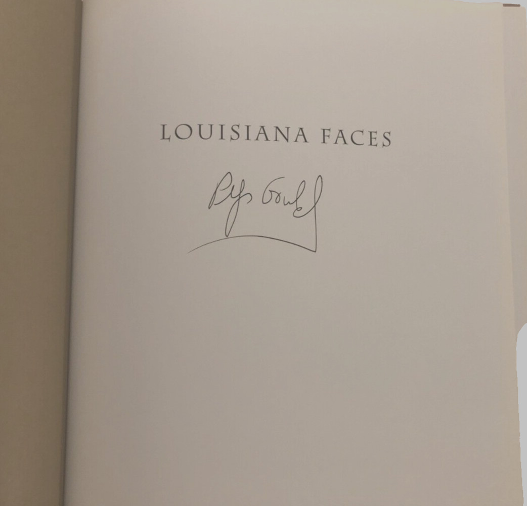 Louisiana Faces Philip Gould Jason Berry 2000 Vintage 1st Printing Book Signed