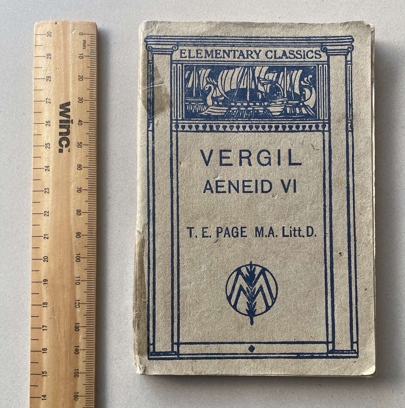 Vergil Aenid VI – T. E. Page – 1917 Latin / English Text PB – Antique Literature