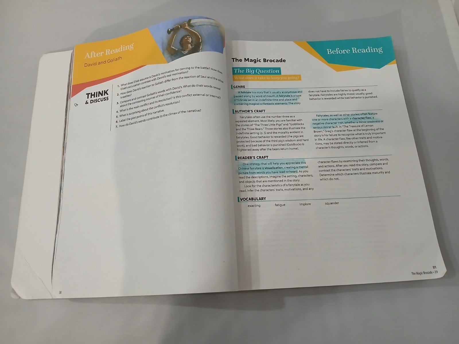 BJU Press Making Connections in Literature 4th Edition Grade 8 VERY GOOD