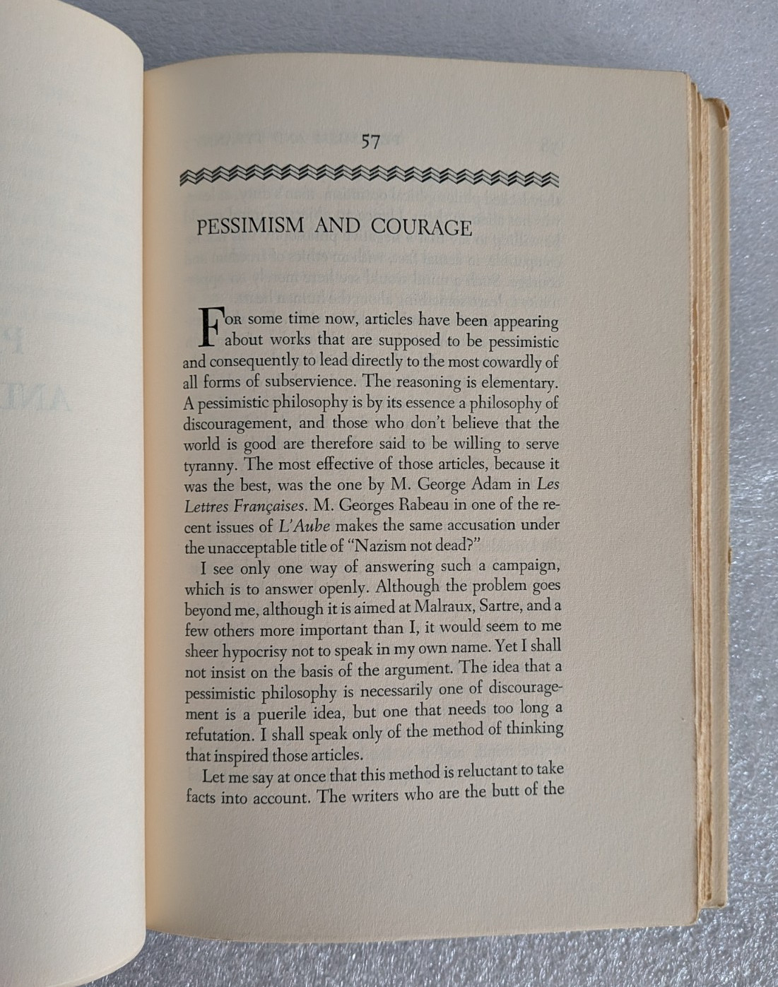 Resistance, Rebellion, and Death by Albert Camus HC/DJ 1961 1st Ed.