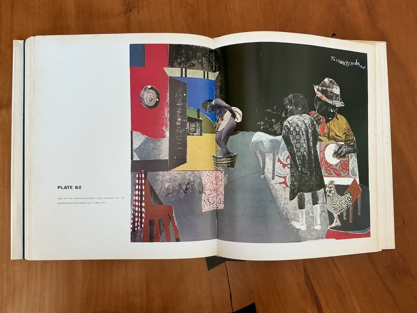 Art of Romare Bearden by M. Bunch Washington 1973 HC DJ Abrams