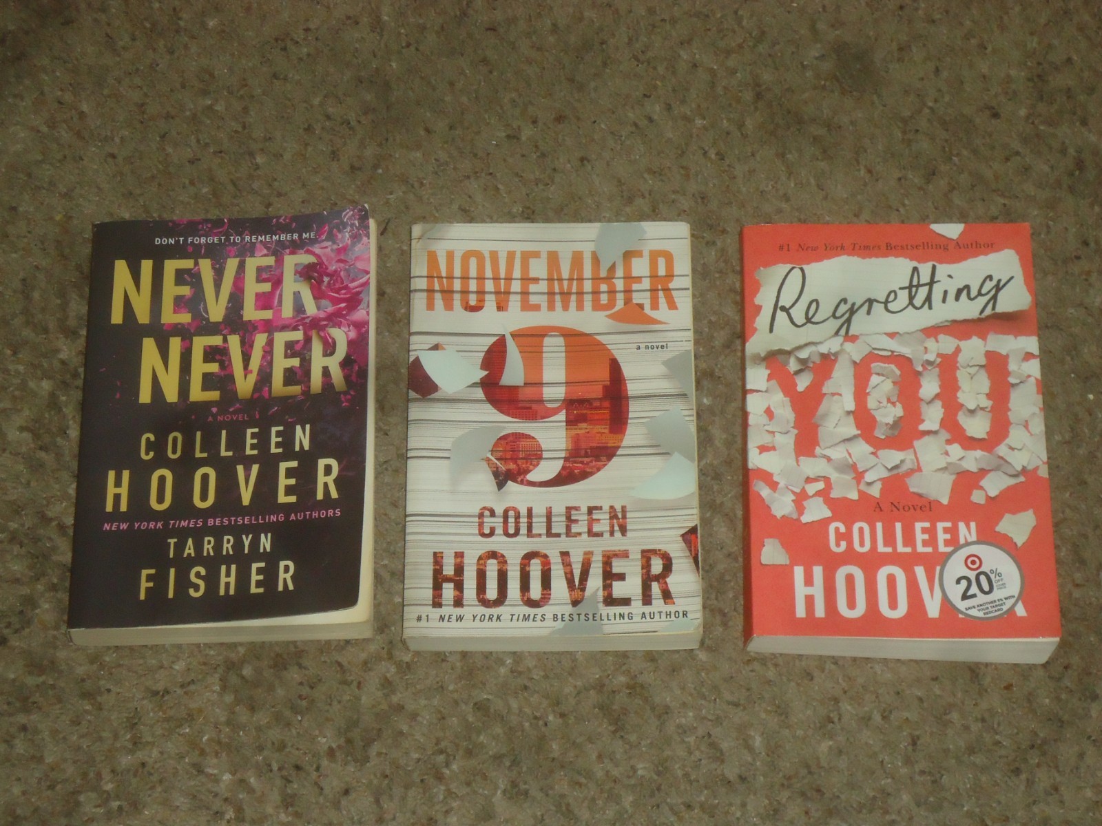 Lot 19 Colleen Hoover Novels It Ends with Us Starts Maybe Someday Hopeless Trade
