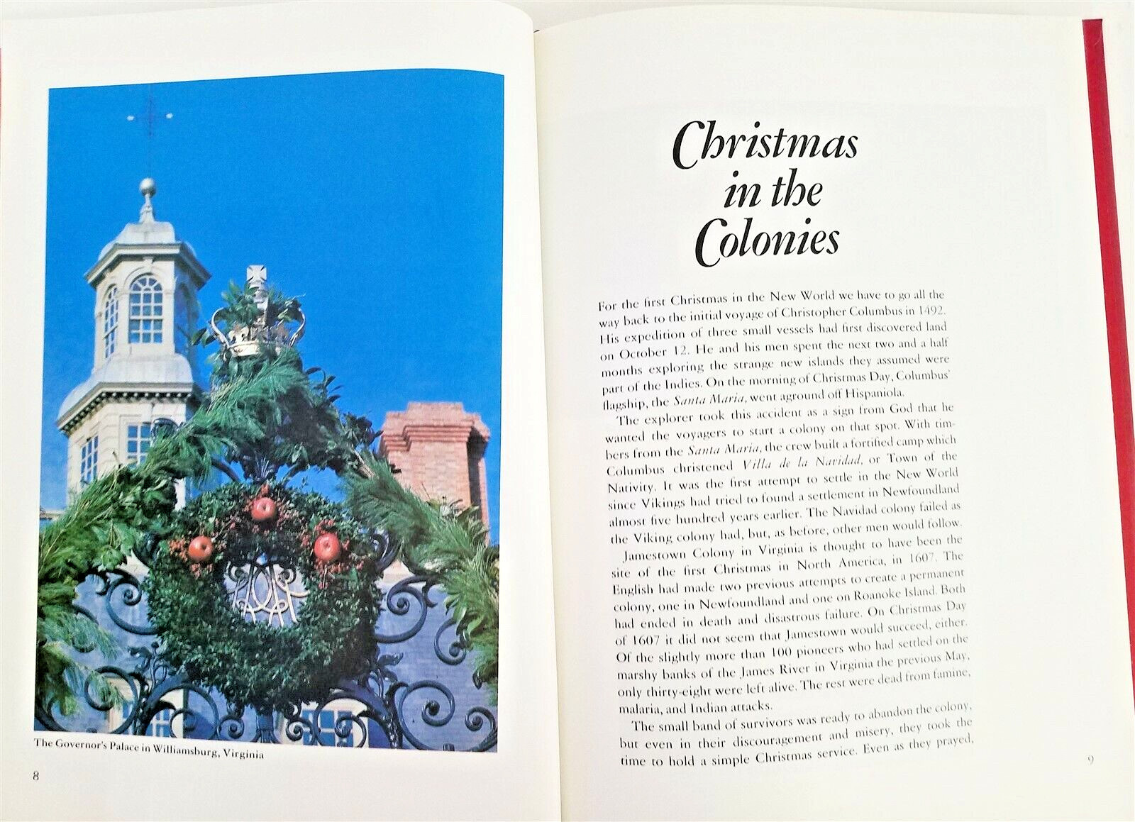 Christmas in Colonial and Early America / Peter Andrews / Hardback 80 Pages