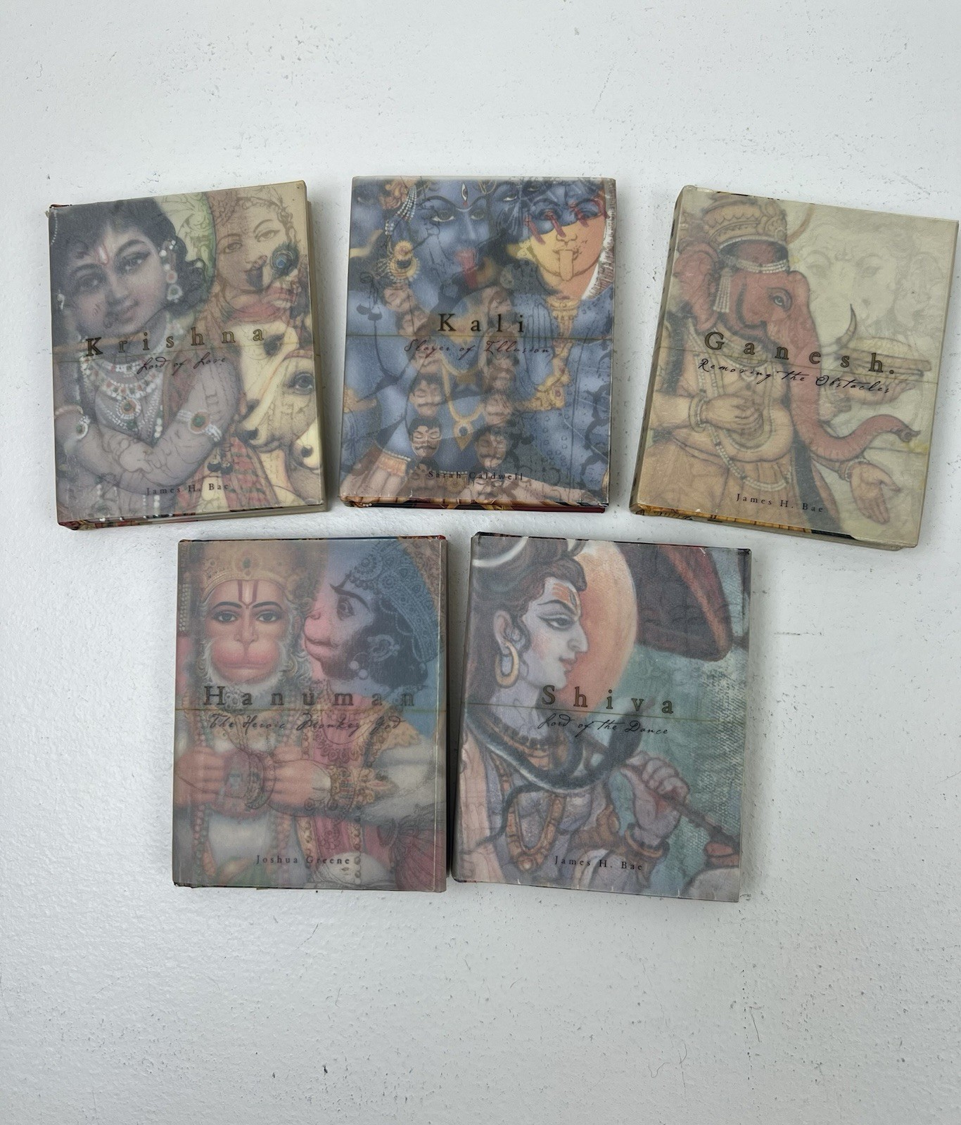 Mandala Set of 5 Minibooks Hinduism Religion Spirituality Kali Ganesh Krishna