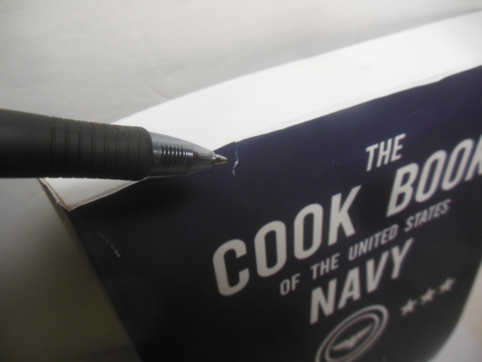 THE COOK BOOK OF THE UNITED STATES NAVY – NAVSANDA By U S Department Of The Navy