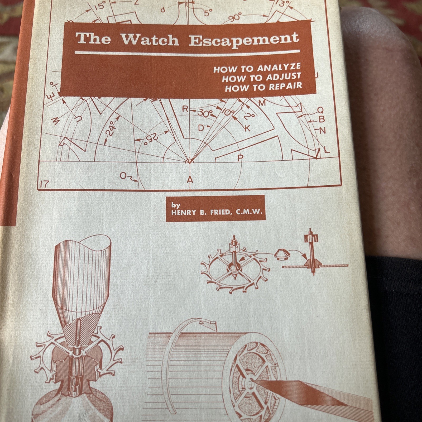 THE WATCH ESCAPEMENT By Henry B. Fried Hardback 1959 DJ Vintage 1st Edition