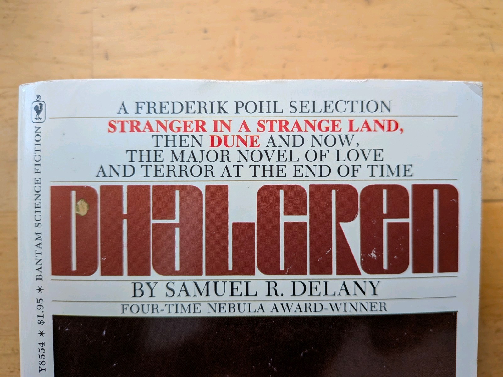 DHALGREN – Samuel R. Delaney (1975 Bantam MM PB) Vintage Sci Fi 7th Print