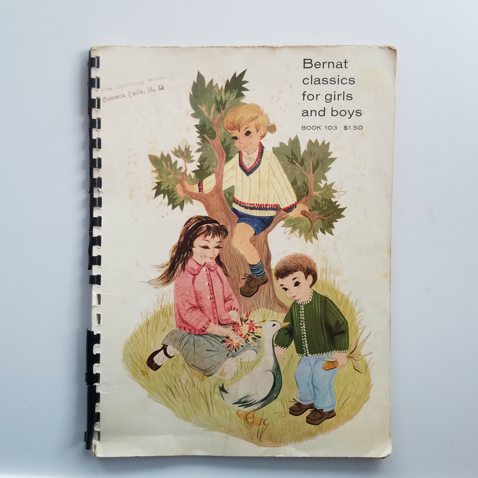 Patterns 1962 Bernat Handicrafter Classics for Girls and Boys Book 103 72 pages