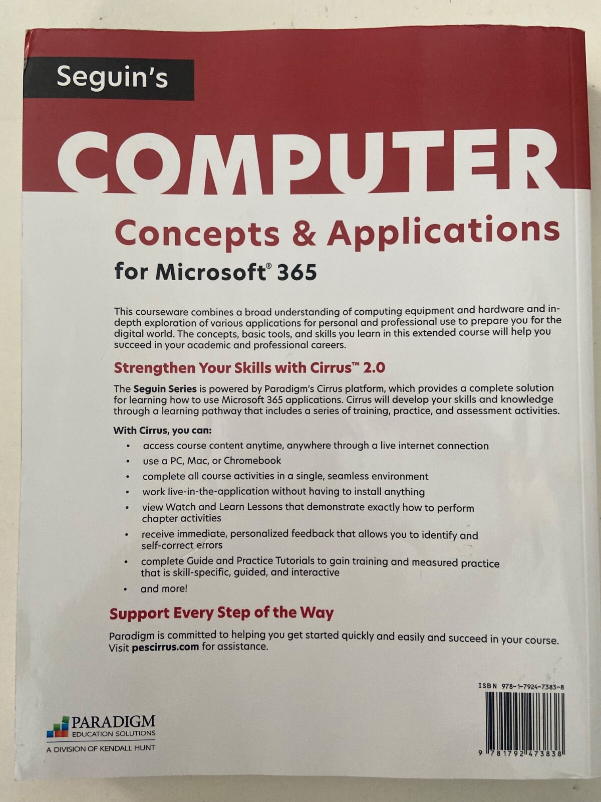 Seguin’s Computer Concepts & Applications for Microsoft 365 (2023, Paperback)