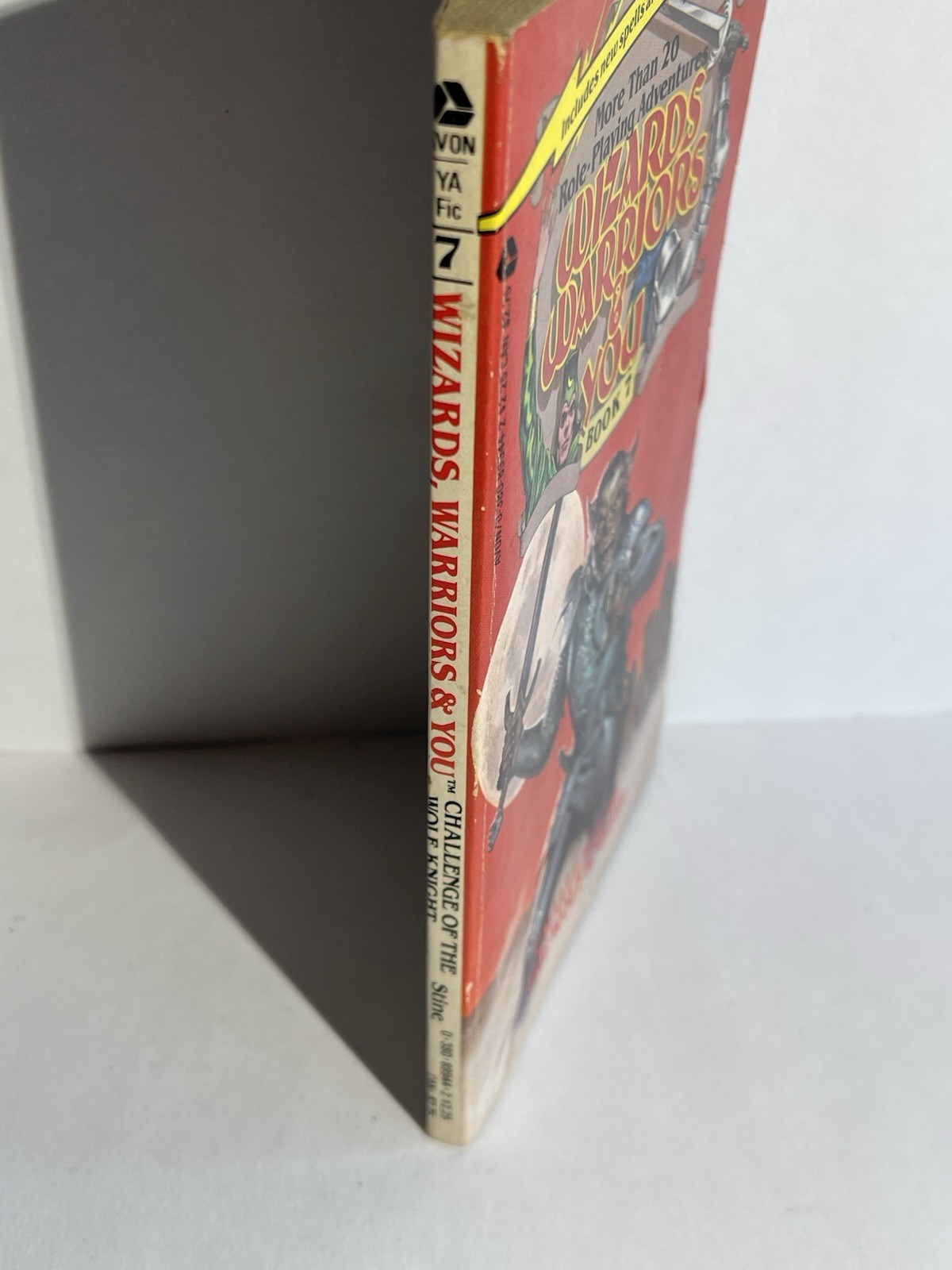 R. L. Stine Wizards, Warriors & You #7 Challenge of the Wolf Knight PB 1985