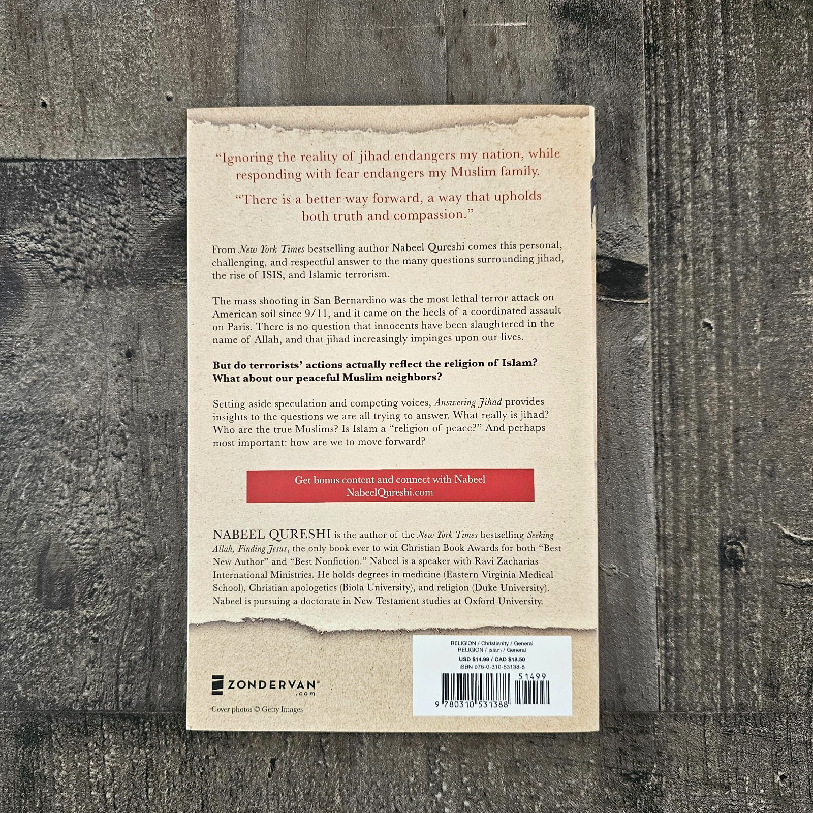 Answering Jihad: A Better Way Forward by Nabeel Qureshi-NEW