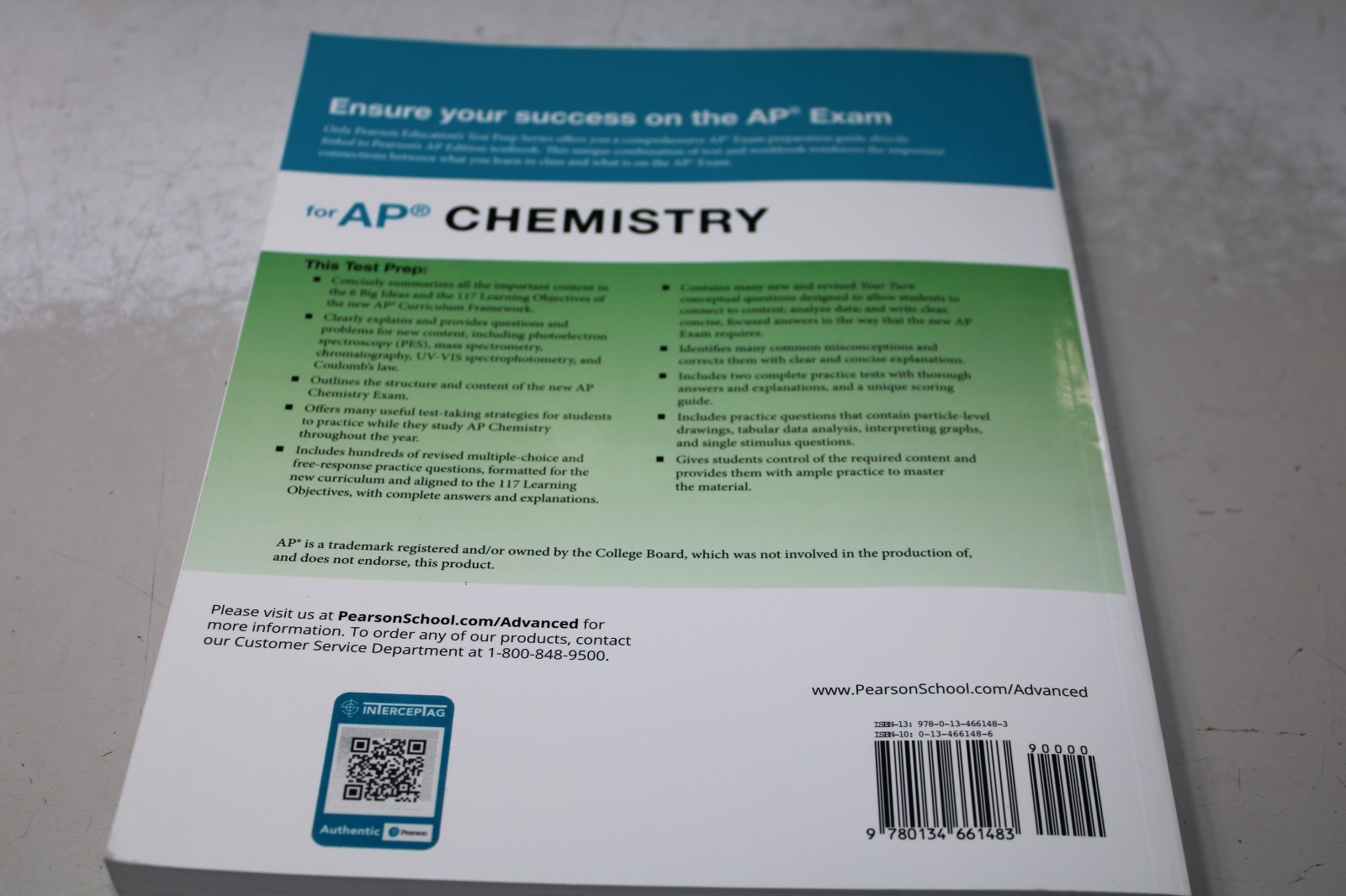 Test Prep Series AP Chemistry for Chemistry: Central Science 14th AP NEW