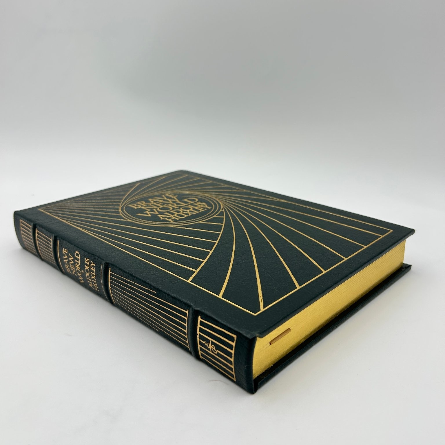 Brave New World Aldous Huxley 1978 Collector’s Edition Leather Bound Easton
