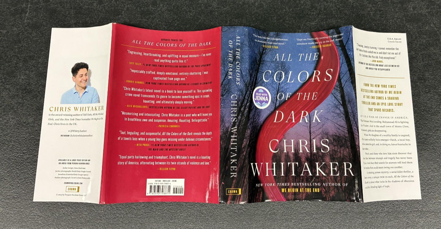 All the Colors of the Dark, Chris Whitaker, 2024, HC DJ 1st Ed, SIGNED