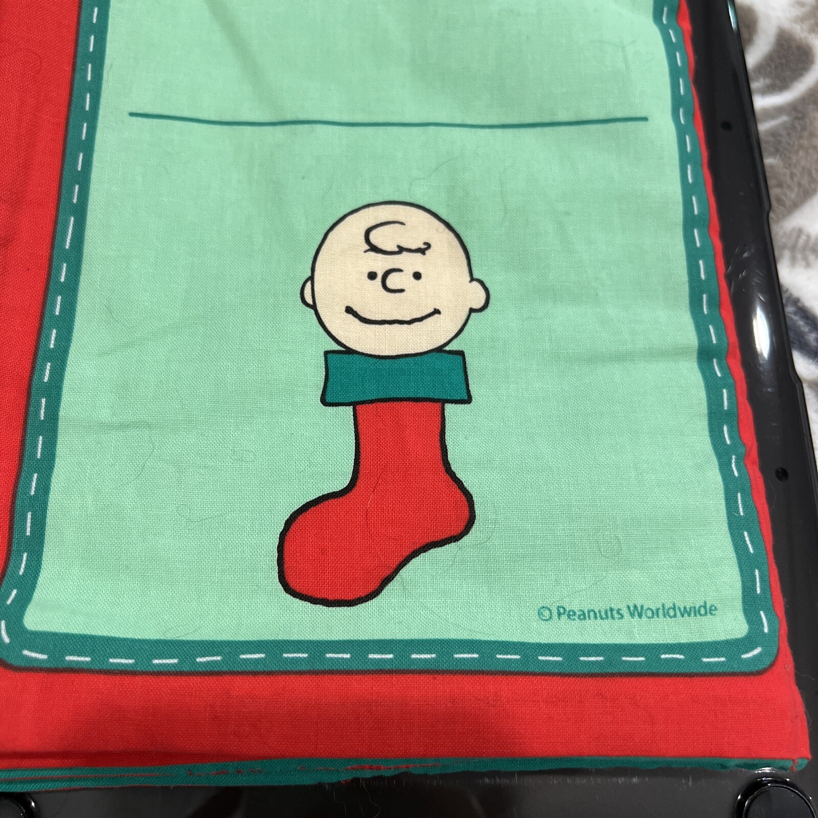 Charlie Brown’s Christmas Stocking Child’s Cloth Book 10.5”x 7” x 1”