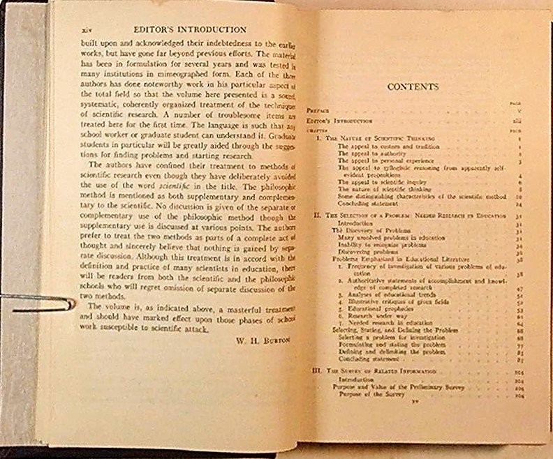 Methodology of Educational Research Good Barr Scates 1941 D. Appleton-Century