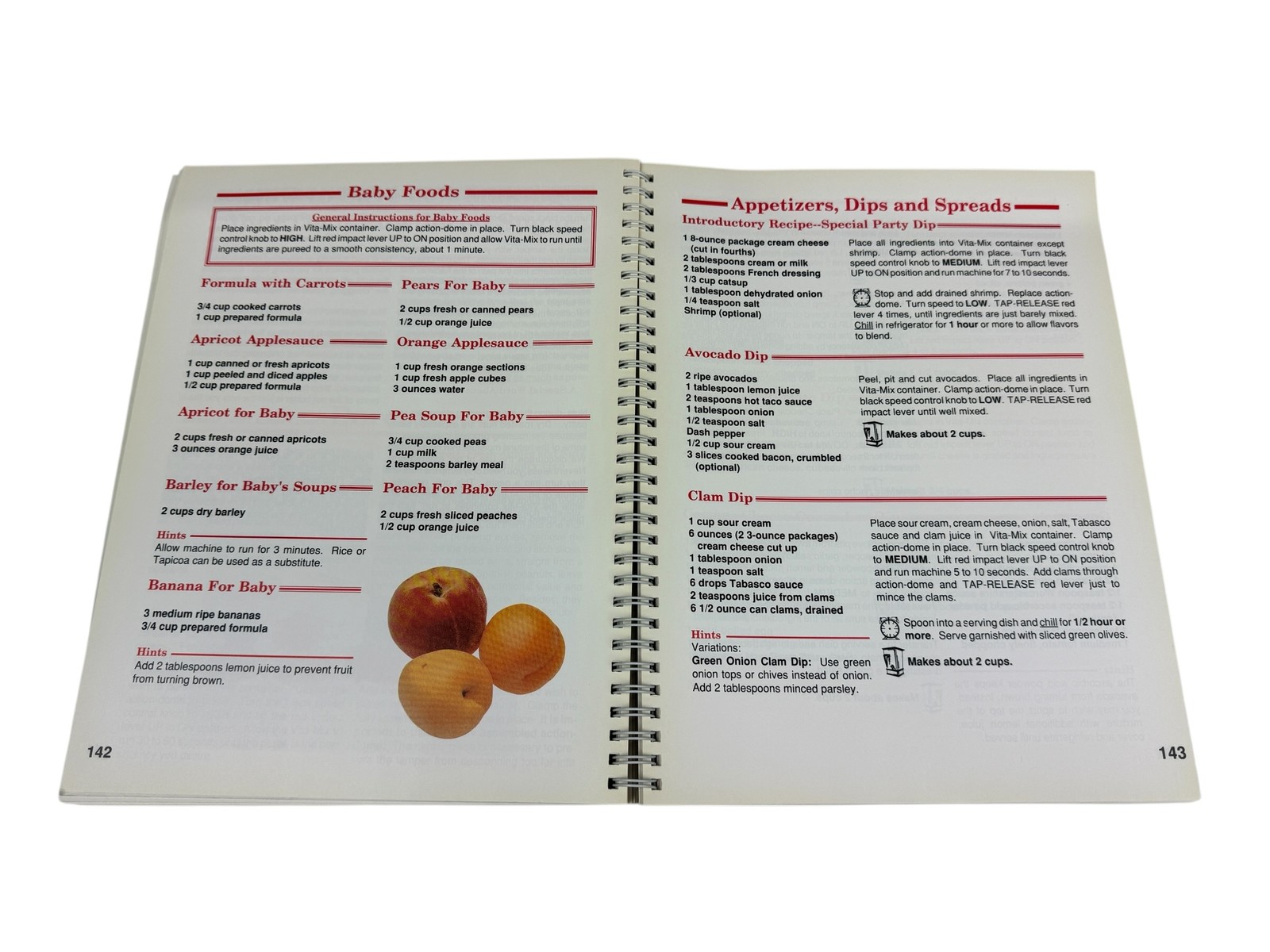 The Versatile Vita-Mix Cookbook Recipe Book Spiral Bound Vintage Kitchen