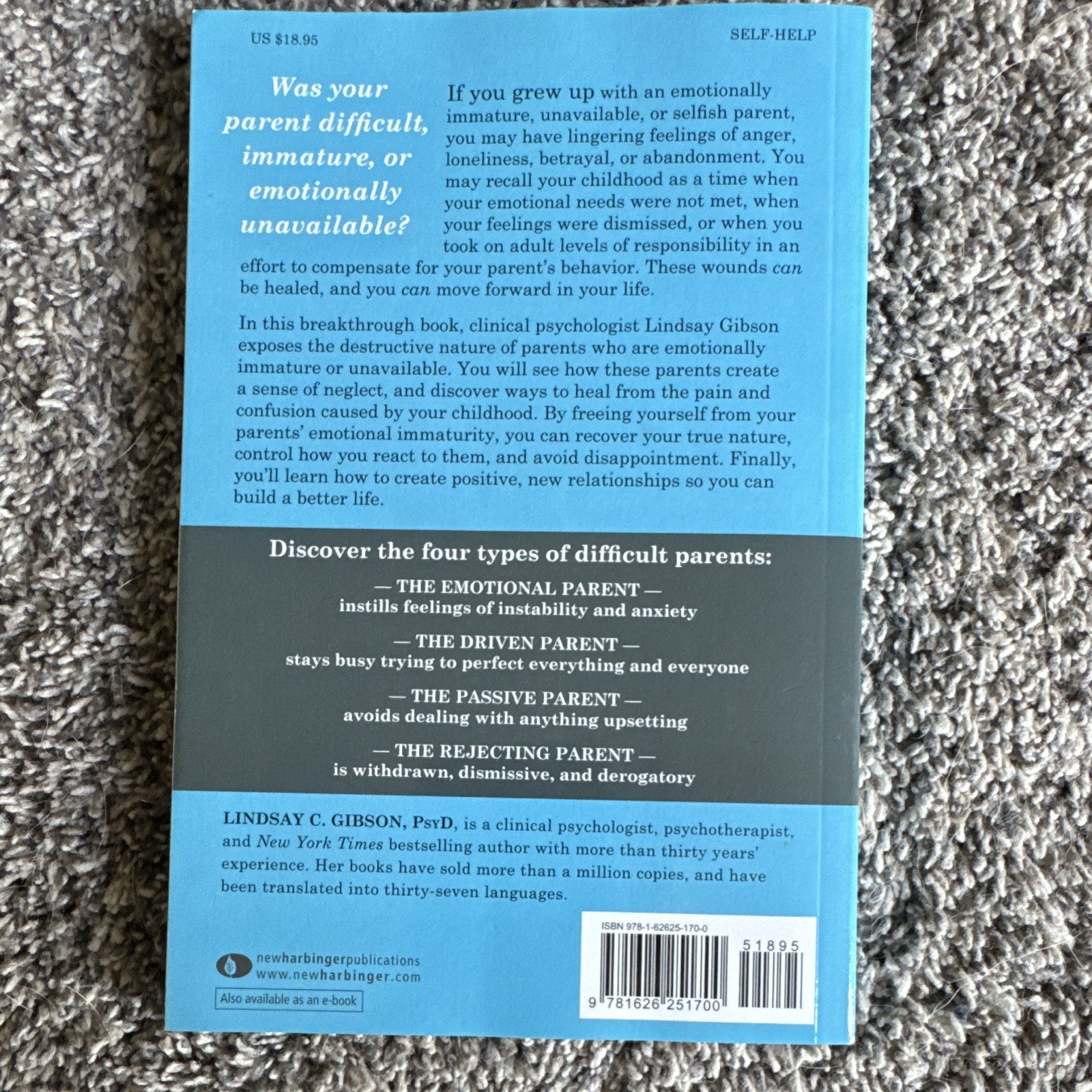 Lindsay C. Gibson Adult Children of Emotionally Immature Parents TPB 2015
