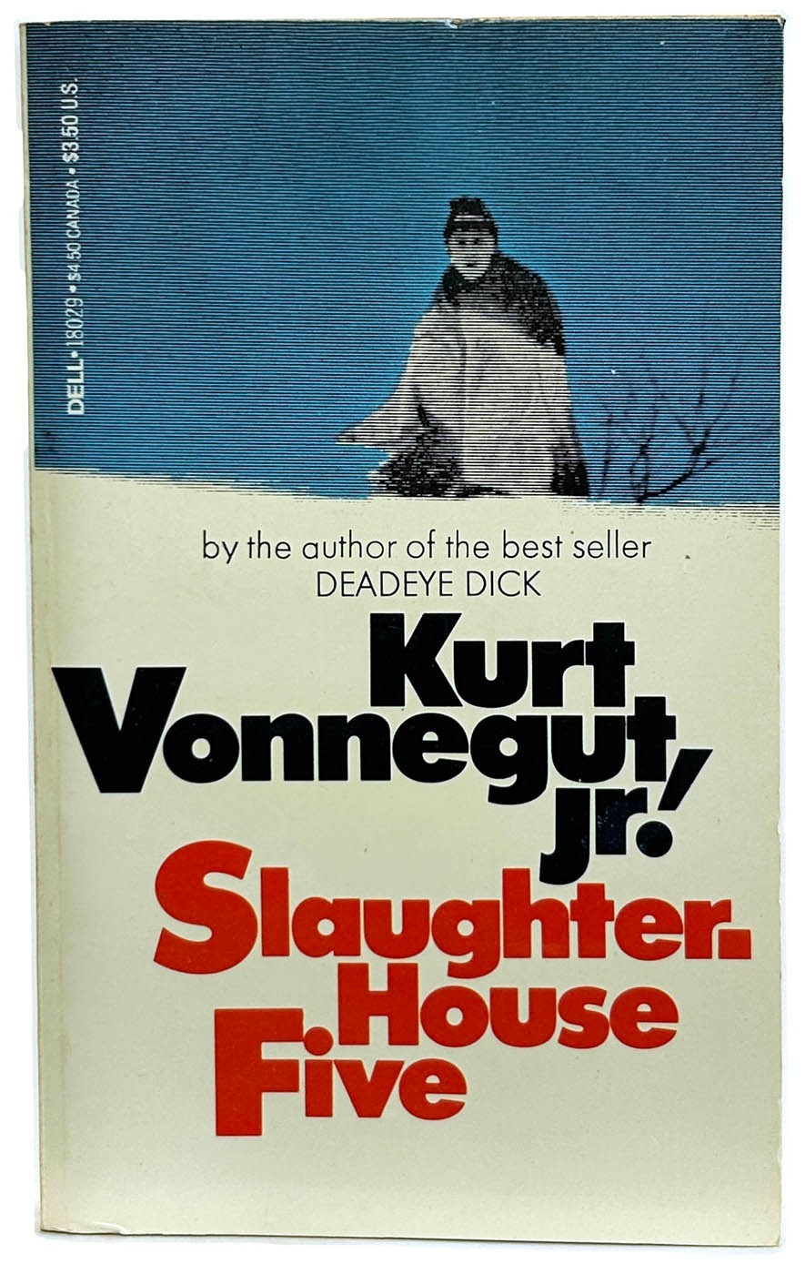 Kurt Vonnegut Lot of 4 mm pb SLAUGHTERHOUSE 5, GALAPAGOS, JAILBIRD, HOCUS POCUS
