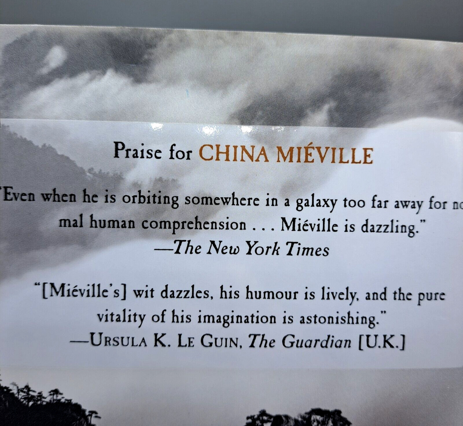China Miéville ~ This Census-Taker ~ 1st Edition Hardcover