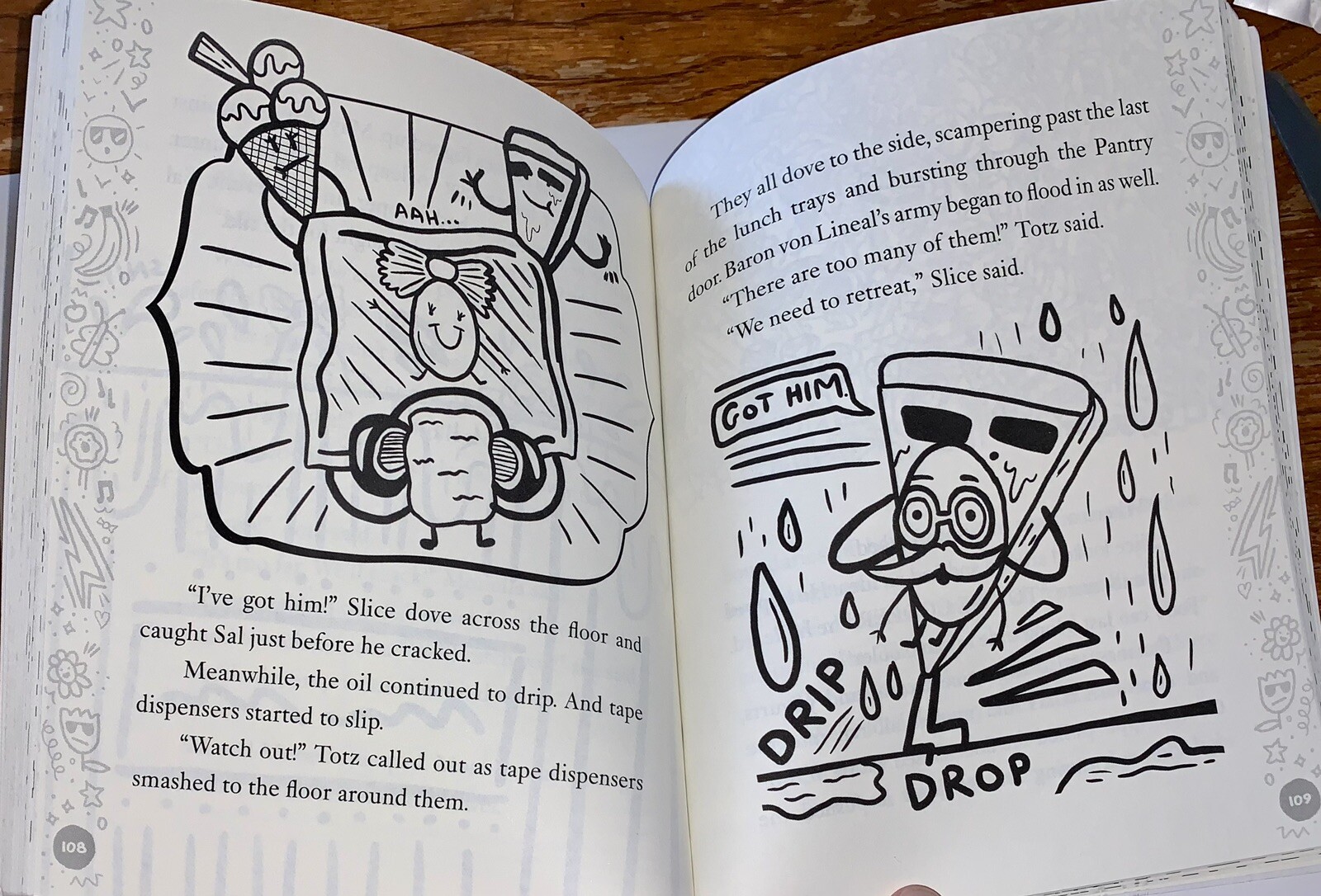 Bad Food Game of Scones From “The Doodle Boy” 156 Pages by Eric Luper 2021 ~ NEW