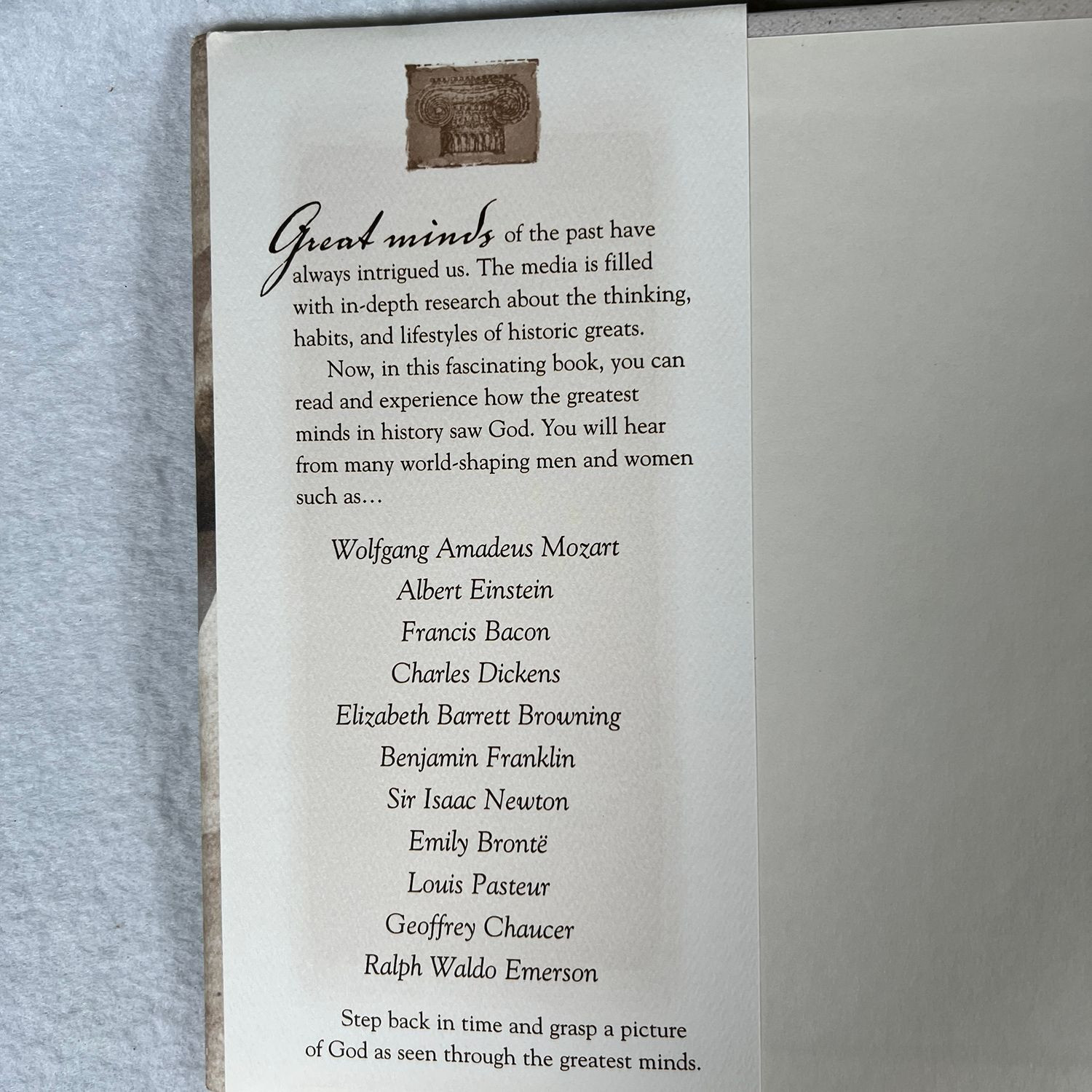 Howard Publishing God Seen Through The Eyes Of The Greatest Minds Michael Caputo