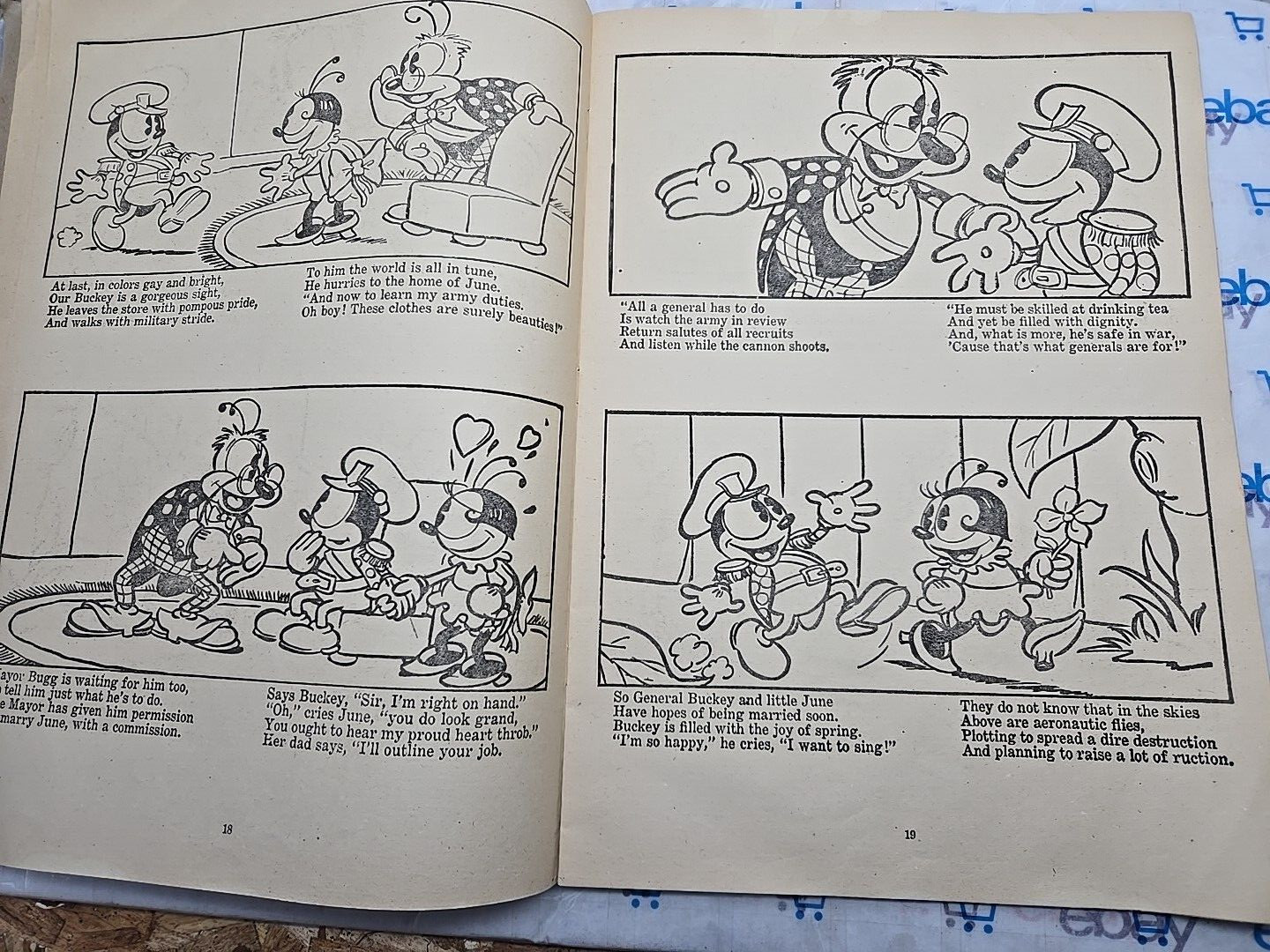 Walt Disney’s Mickey Mouse, Donald Duck & Pals | 1930s Vintage Children’s Book