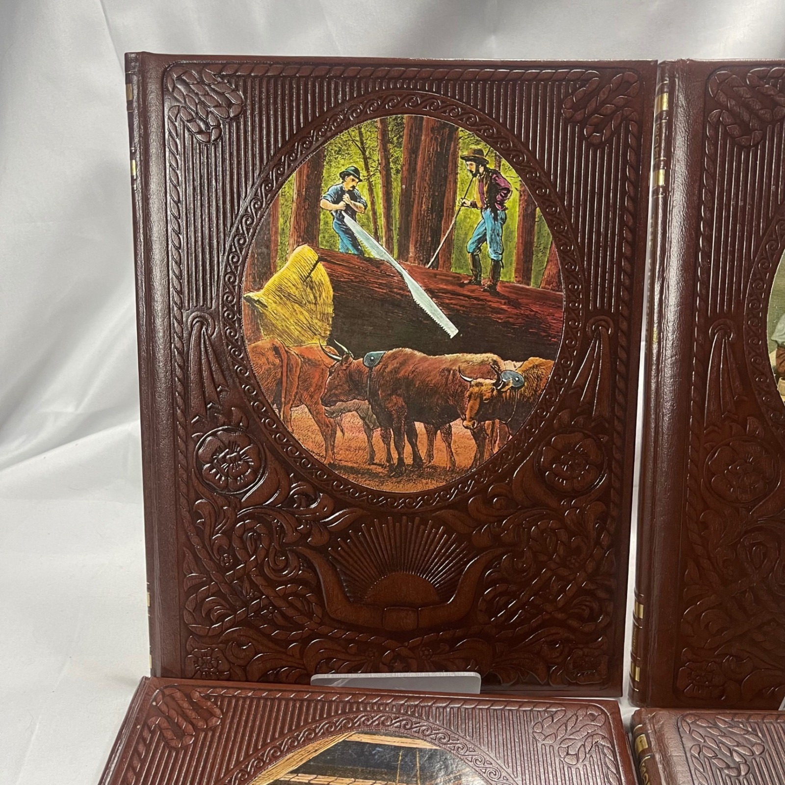 Time Life Books The Old West Series Set of 4 Miners Ranchers Loggers Rivermen