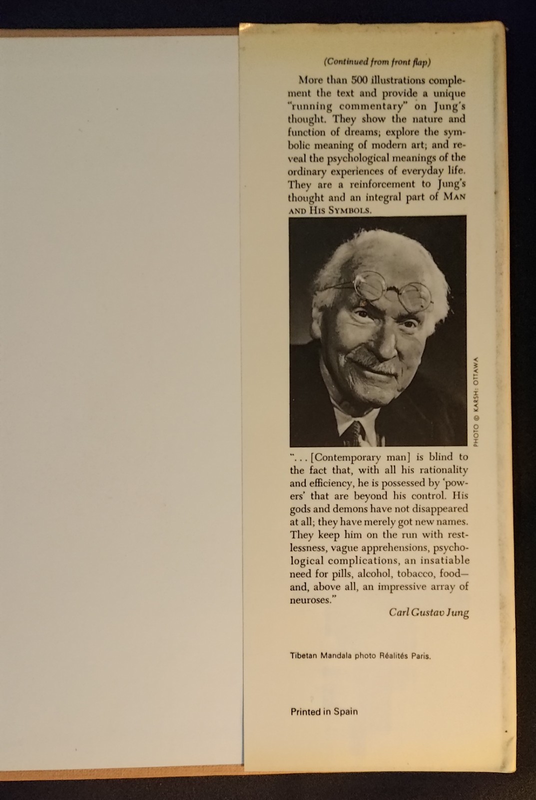 Man And his Symbols By Carl Jung Hardback With Dust Jacket