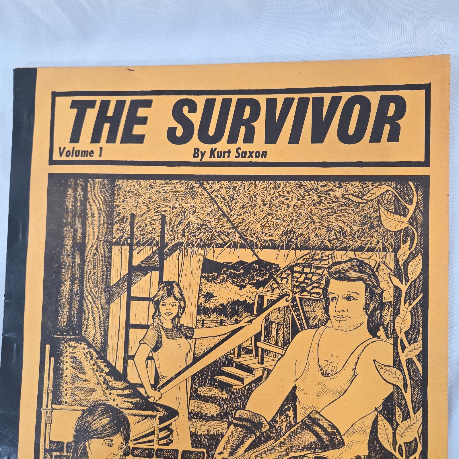 Vintage Kurt Saxon The Survivor Publication Volume 1 & Catalog Issue Large 1976