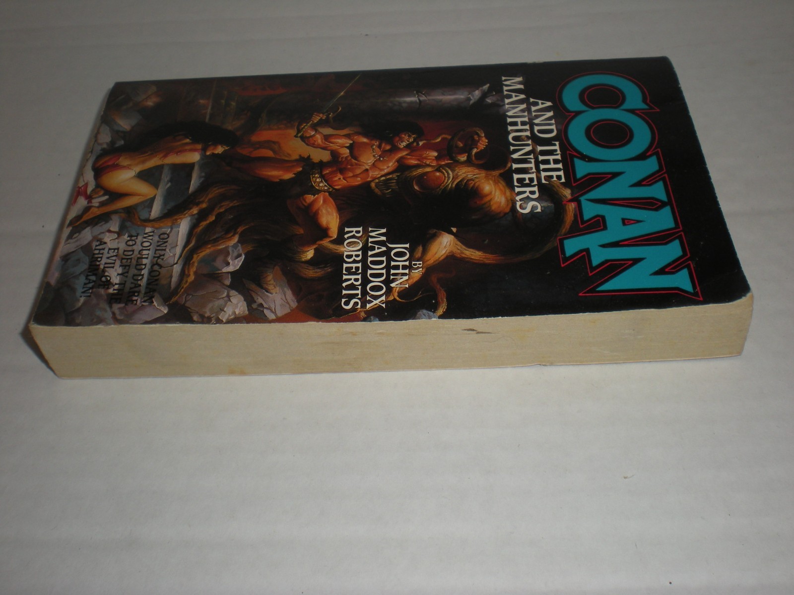 Conan and the Manhunters John Maddox Roberts Barbarian Fantasy Paperback 1994