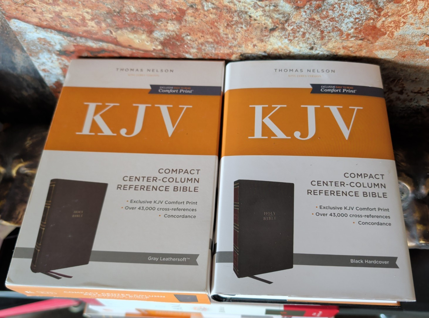 UNUSED GIFTABLE KJV BIBLE LOT J1: Giant Print/Study/Compact/I AM/Genuine Leather