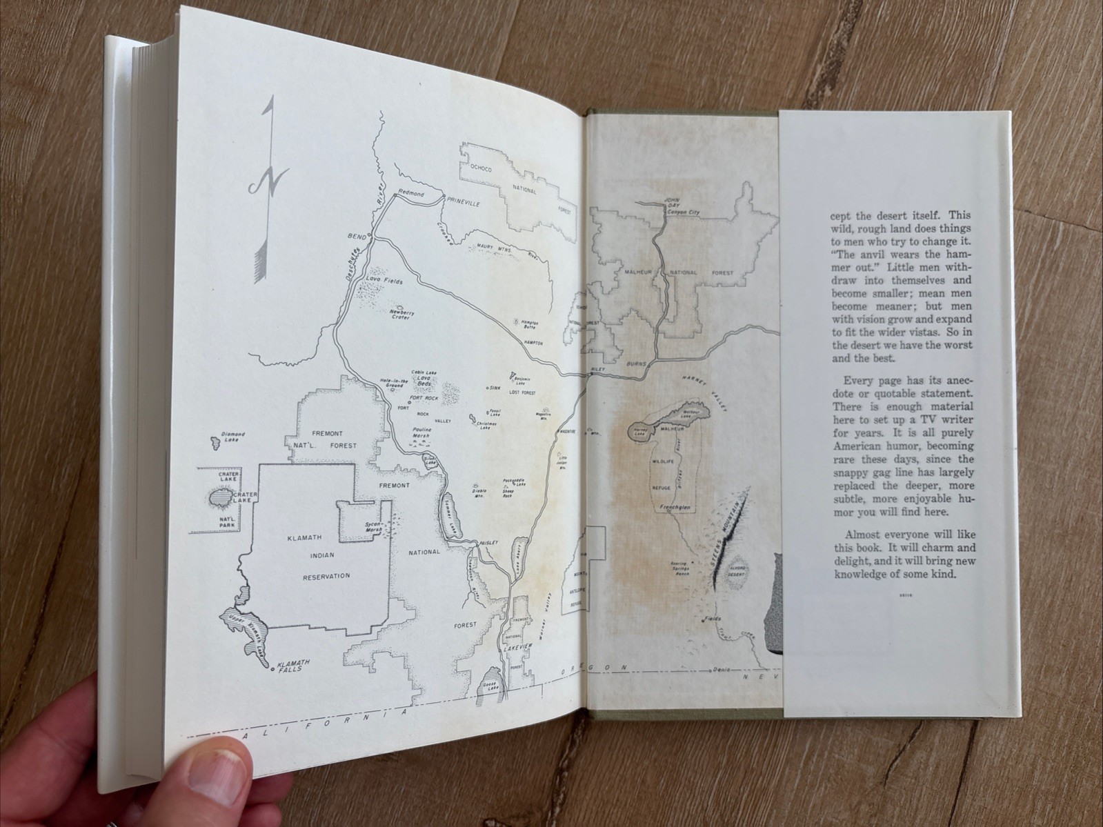 THE OREGON DESERT E. R. Jackman R. A. Long 1982 HCDJ 12th Pr Caxton Caldwell Vtg